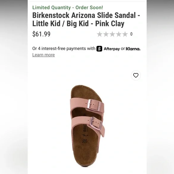 Girls Birkenstock Sandals - Picture 6 of 6